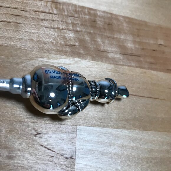 Vintage Wallace Silversmiths Silver Plated Holiday Christmas Snow Man Fork - Picture 3 of 6